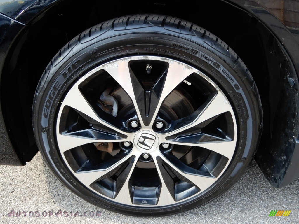 2013 Civic Si Sedan - Crystal Black Pearl / Black photo #10