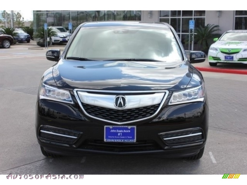 2016 MDX SH-AWD Technology - Crystal Black Pearl / Parchment photo #2