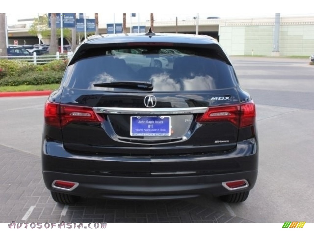 2016 MDX SH-AWD Technology - Crystal Black Pearl / Parchment photo #6