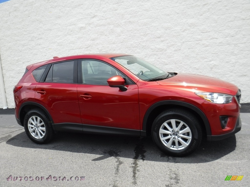 2013 CX-5 Touring AWD - Zeal Red Mica / Black photo #2