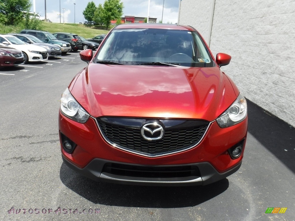 2013 CX-5 Touring AWD - Zeal Red Mica / Black photo #5