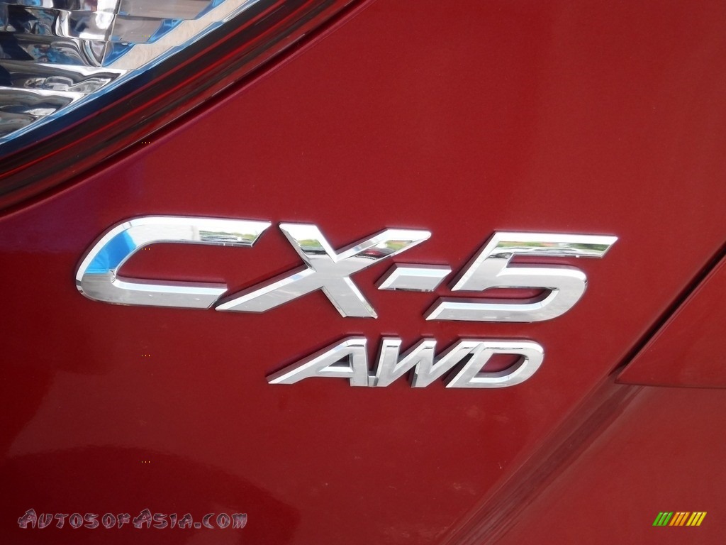 2013 CX-5 Touring AWD - Zeal Red Mica / Black photo #8