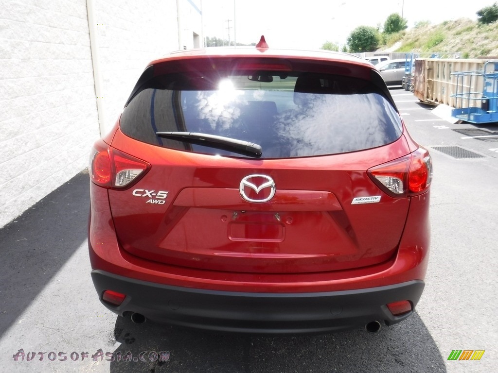 2013 CX-5 Touring AWD - Zeal Red Mica / Black photo #9