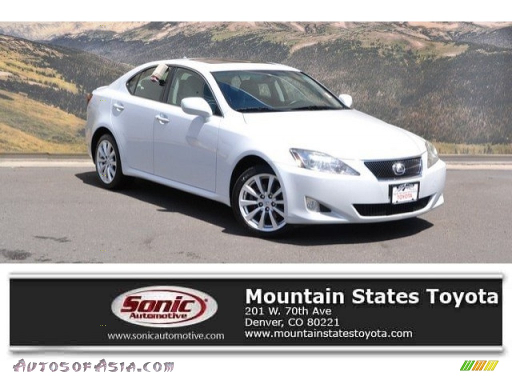 Starfire White Pearl / Sterling Gray Lexus IS 250 AWD
