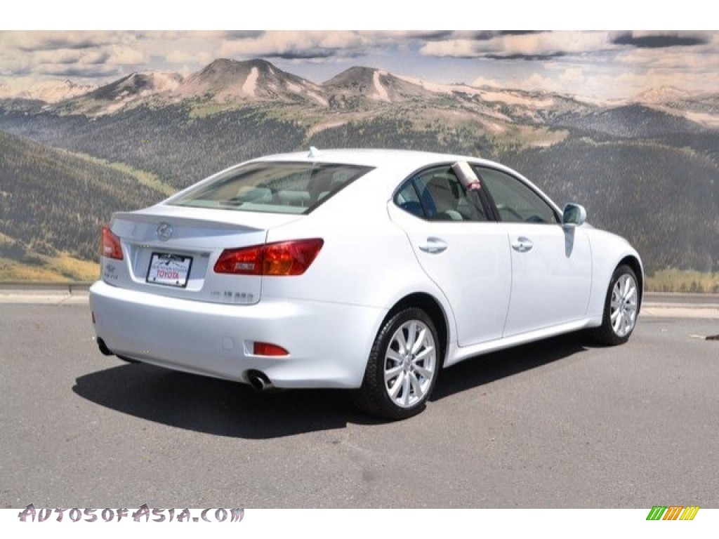 2008 IS 250 AWD - Starfire White Pearl / Sterling Gray photo #3