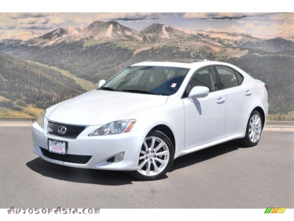 2008 IS 250 AWD - Starfire White Pearl / Sterling Gray photo #5