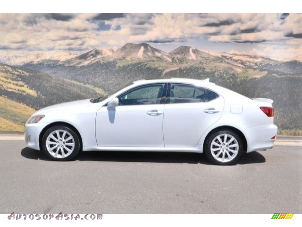 2008 IS 250 AWD - Starfire White Pearl / Sterling Gray photo #6