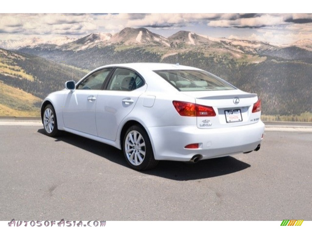2008 IS 250 AWD - Starfire White Pearl / Sterling Gray photo #8