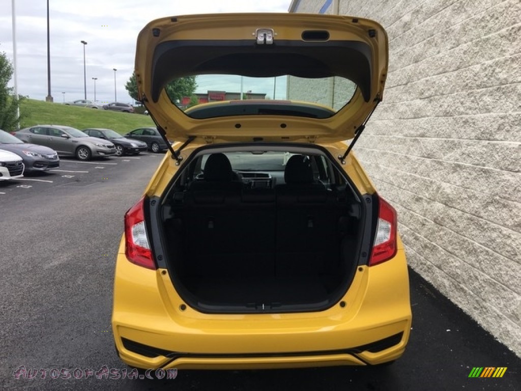 2019 Fit LX - Helios Yellow Pearl / Black photo #21