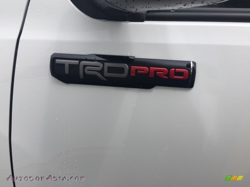 2018 Tacoma TRD Pro Double Cab 4x4 - Super White / Black/Red photo #12
