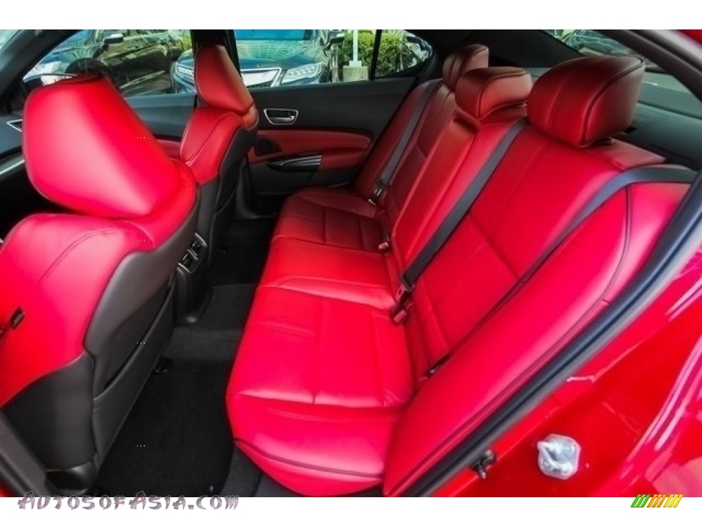 2019 TLX V6 A-Spec Sedan - San Marino Red / Red photo #17