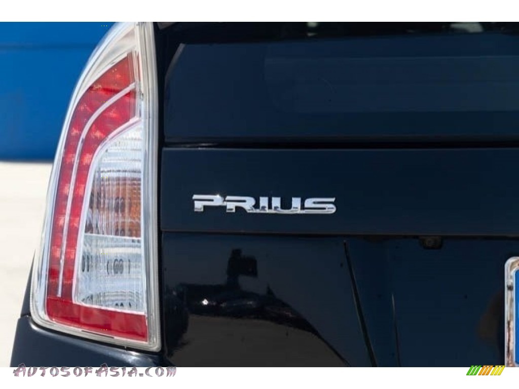 2014 Prius Four Hybrid - Black / Dark Gray photo #11