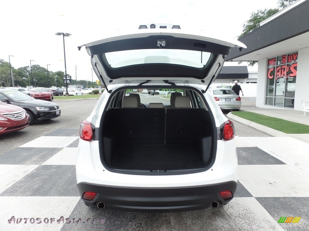 2016 CX-5 Sport - Crystal White Pearl Mica / Sand photo #5