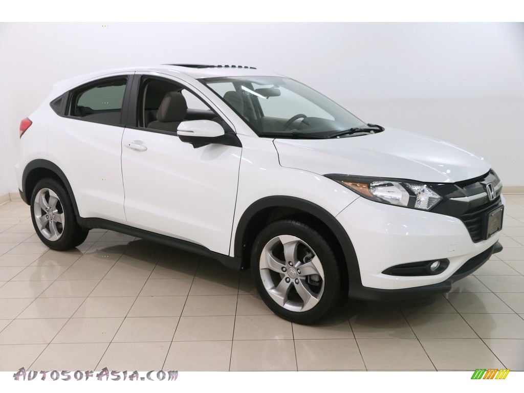 White Orchid Pearl / Gray Honda HR-V EX AWD