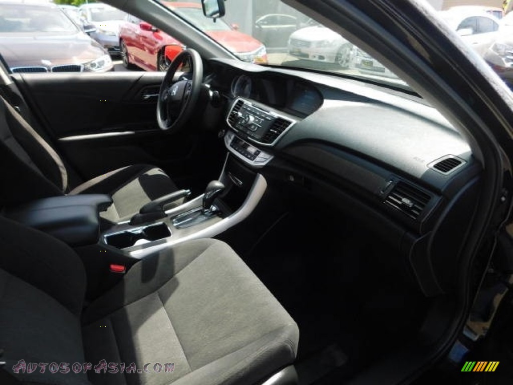 2014 Accord EX Sedan - Crystal Black Pearl / Black photo #20
