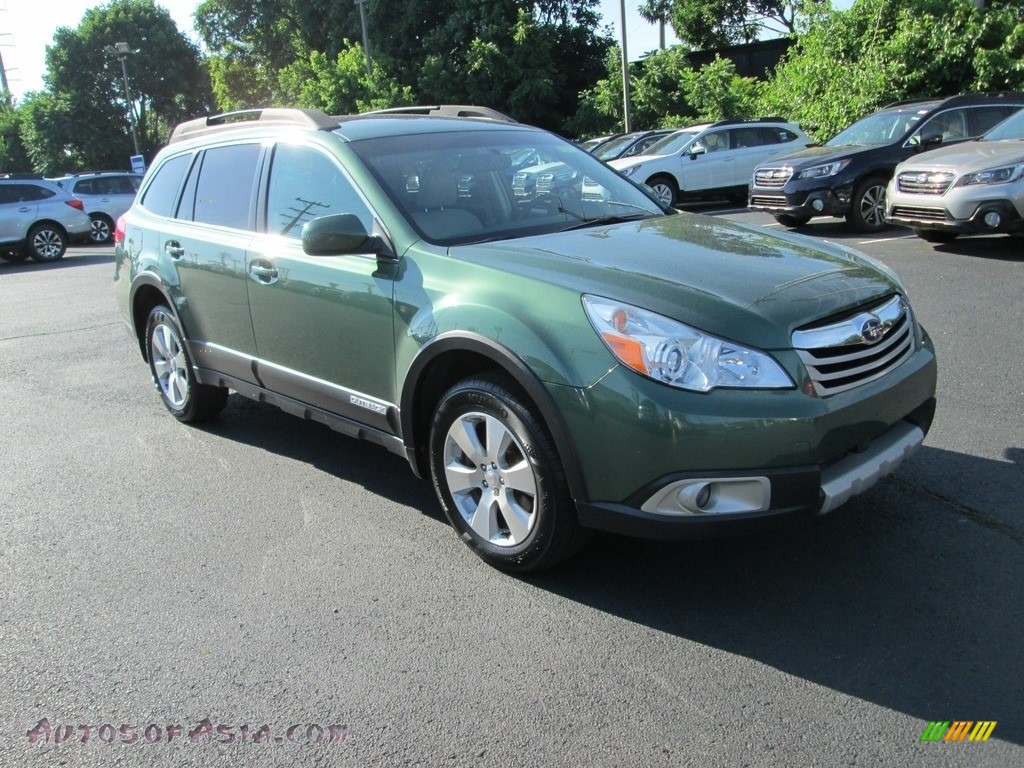2011 Outback 3.6R Limited Wagon - Cypress Green Pearl / Warm Ivory photo #4