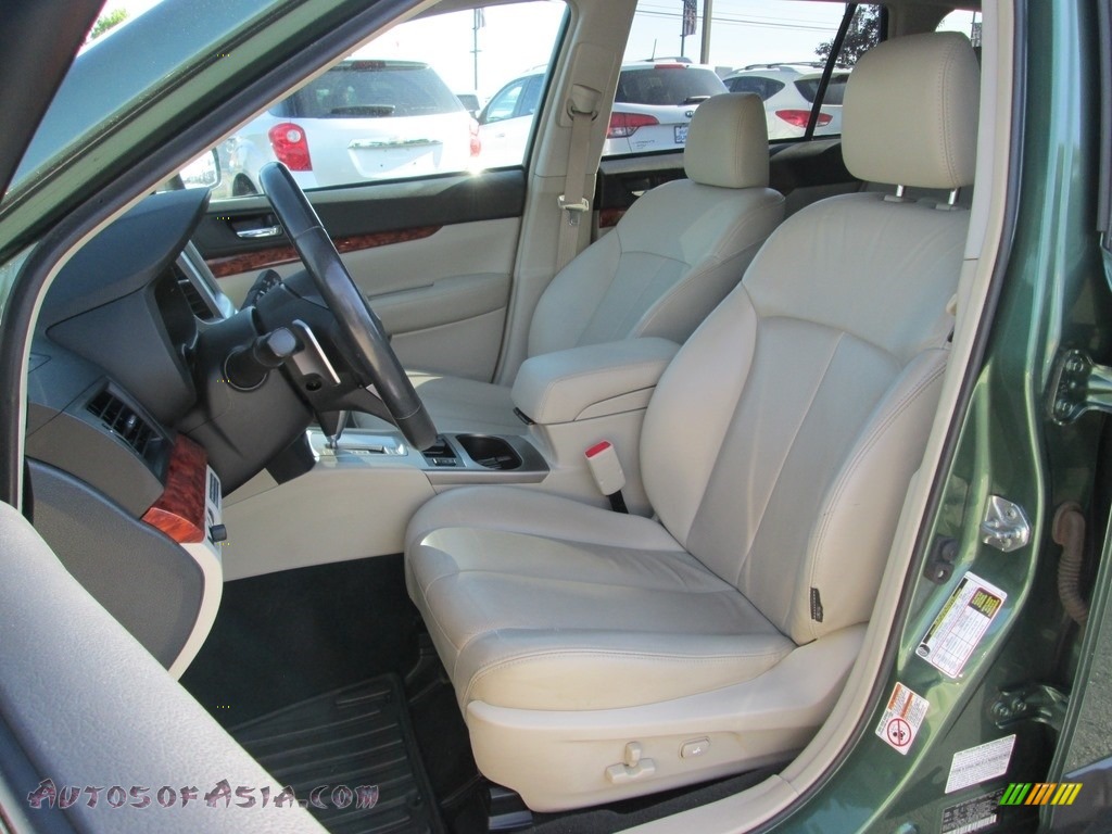 2011 Outback 3.6R Limited Wagon - Cypress Green Pearl / Warm Ivory photo #16