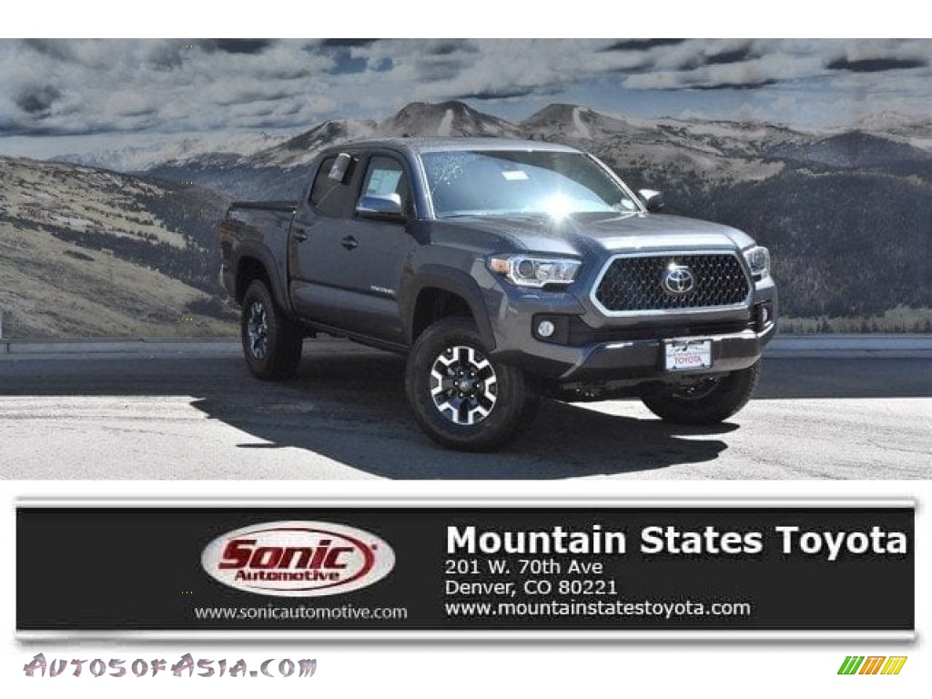 Magnetic Gray Metallic / Cement Gray Toyota Tacoma TRD Off Road Double Cab 4x4