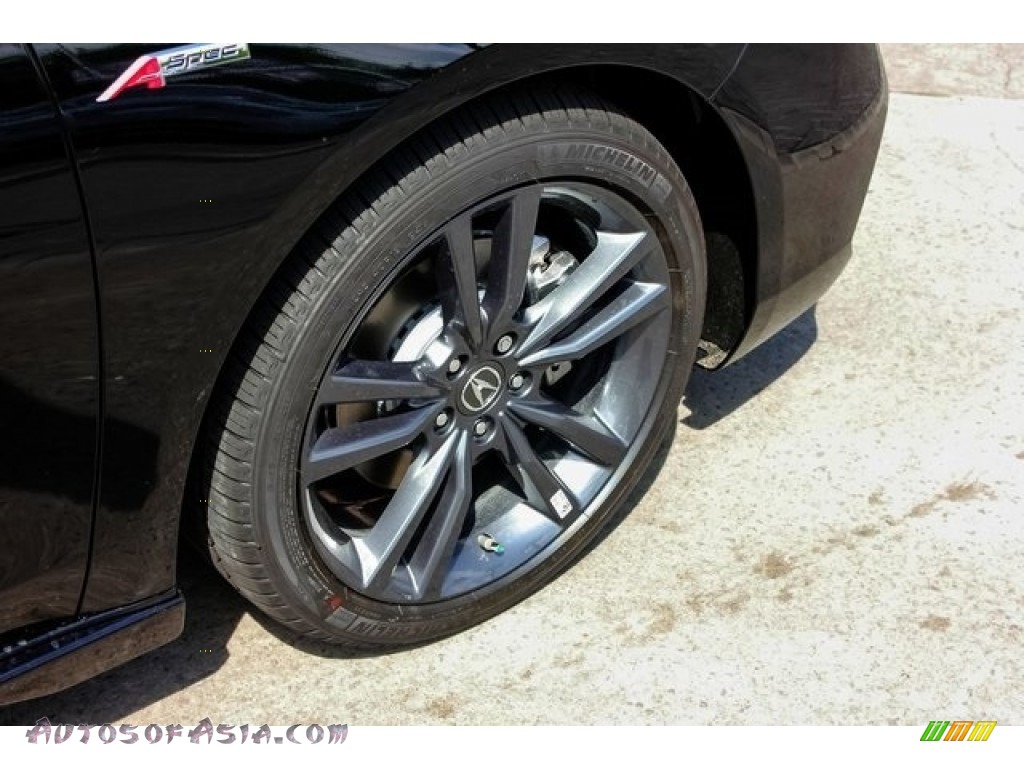 2019 TLX A-Spec Sedan - Crystal Black Pearl / Red photo #10