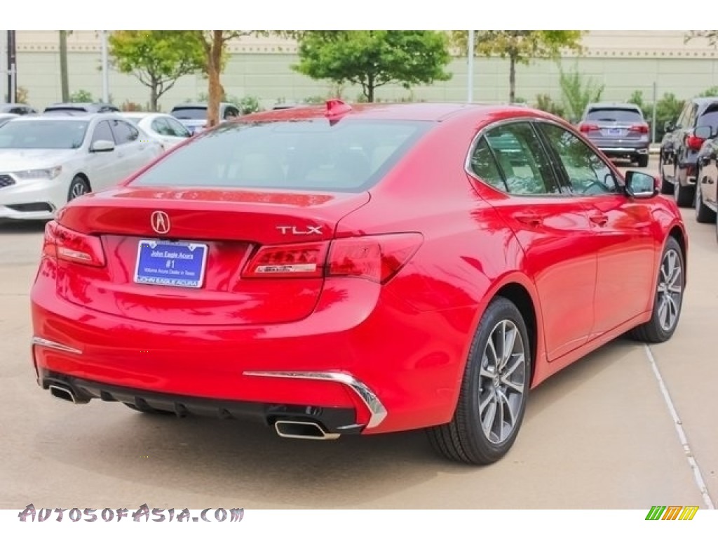 2019 TLX V6 Sedan - San Marino Red / Parchment photo #7