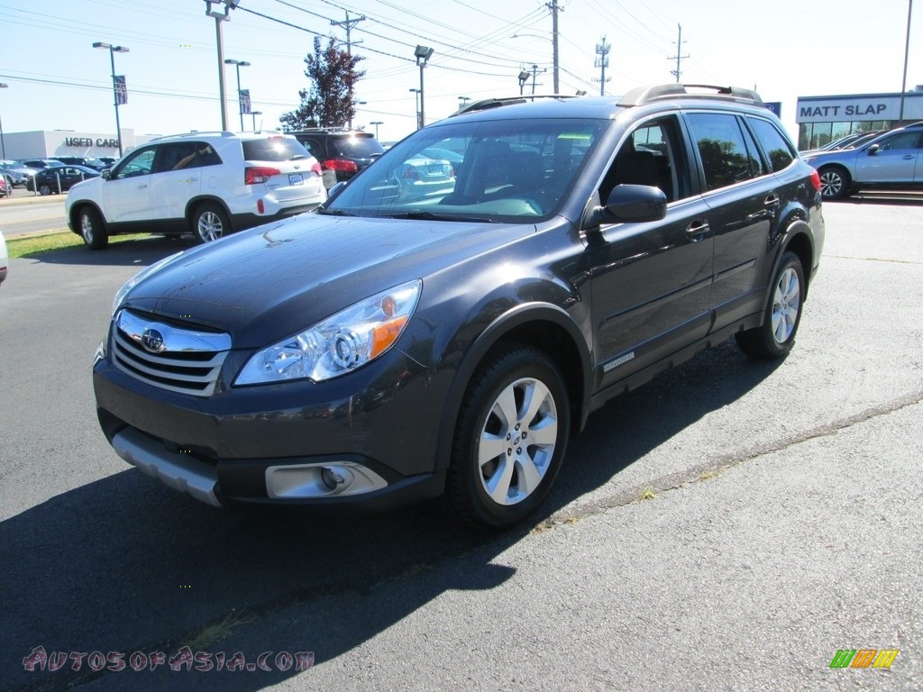 2011 Outback 3.6R Limited Wagon - Graphite Gray Metallic / Off Black photo #2