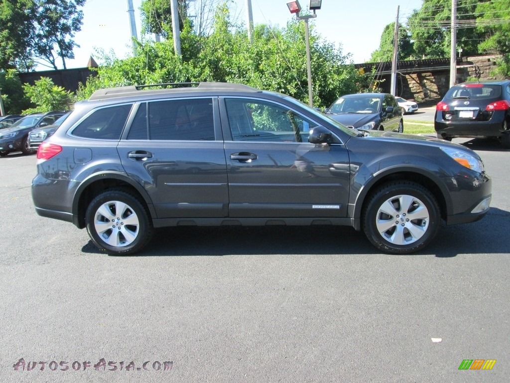 2011 Outback 3.6R Limited Wagon - Graphite Gray Metallic / Off Black photo #5