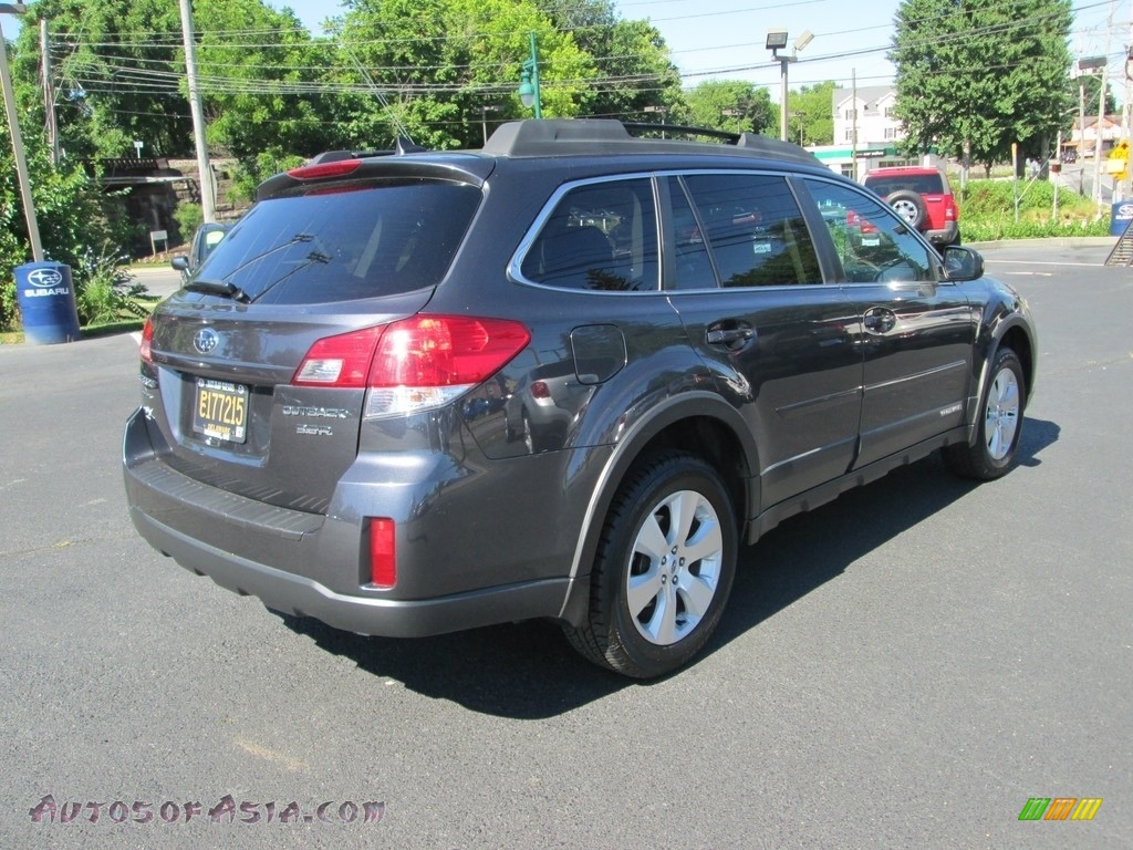 2011 Outback 3.6R Limited Wagon - Graphite Gray Metallic / Off Black photo #6