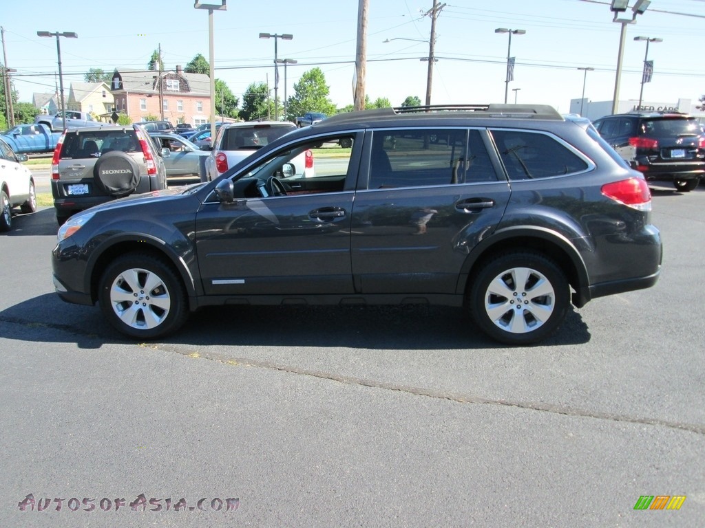 2011 Outback 3.6R Limited Wagon - Graphite Gray Metallic / Off Black photo #9