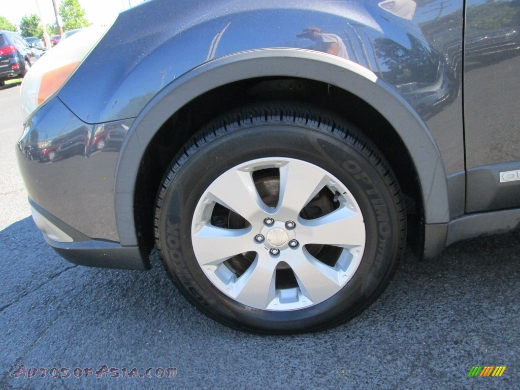 2010 Outback 2.5i Premium Wagon - Graphite Gray Metallic / Off Black photo #23