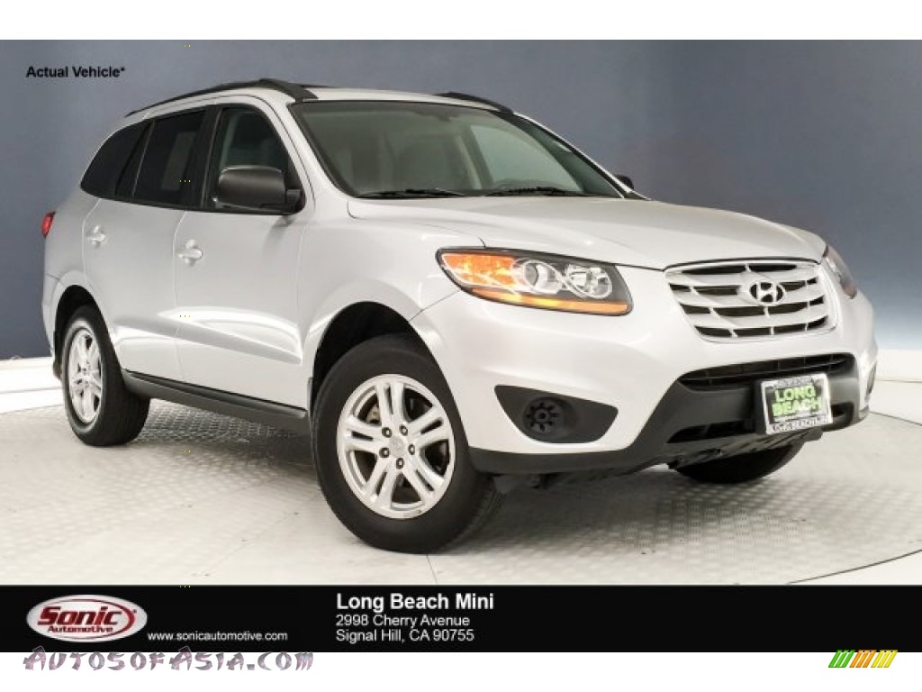 Moonstone Silver / Gray Hyundai Santa Fe GLS AWD