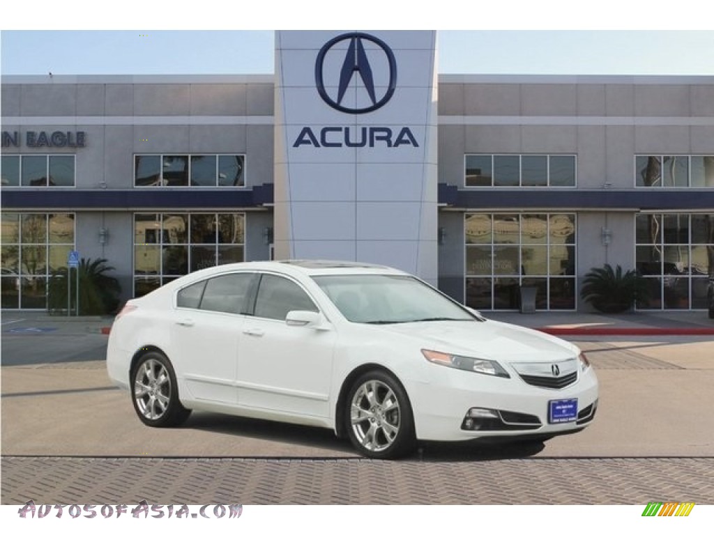 Bellanova White Pearl / Parchment Acura TL 3.7 SH-AWD Advance