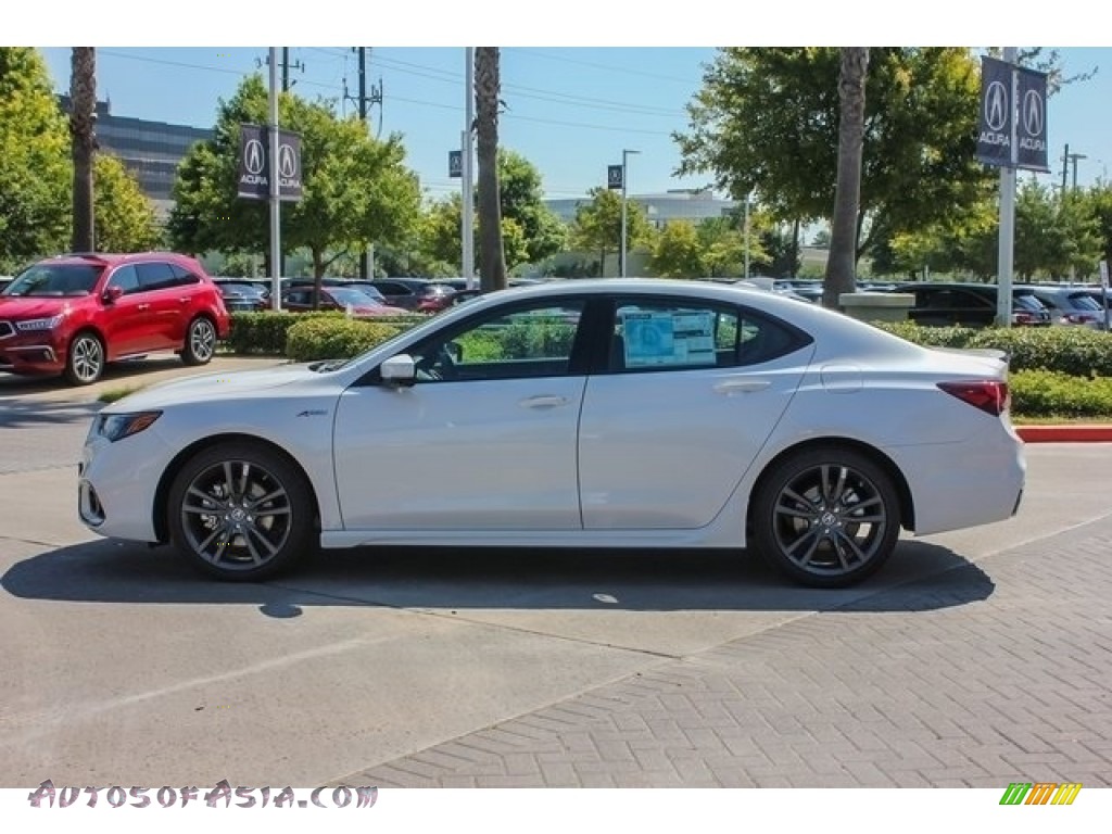 2019 TLX A-Spec Sedan - Platinum White Pearl / Ebony photo #4 2019 TLX A-Spec Sedan - Platinum White Pearl / Ebony photo #4