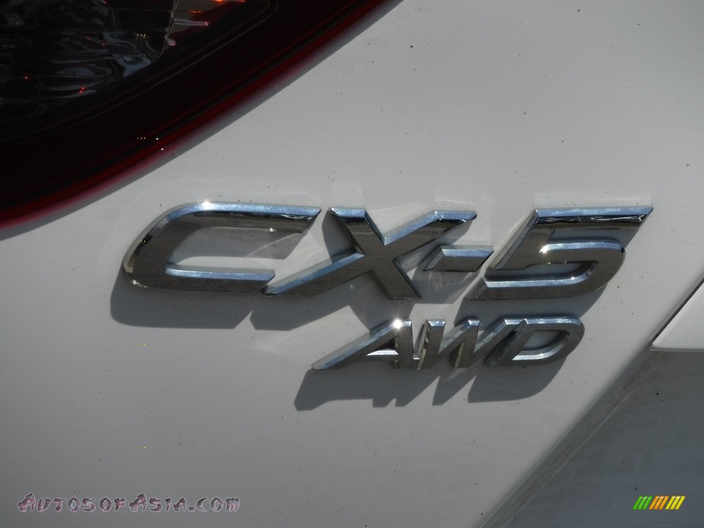 2016 CX-5 Grand Touring AWD - Crystal White Pearl Mica / Black photo #9
