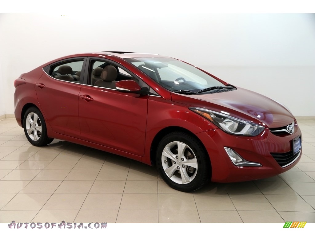 Red / Beige Hyundai Elantra Value Edition