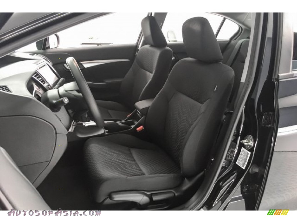 2014 Civic EX Sedan - Crystal Black Pearl / Black photo #33