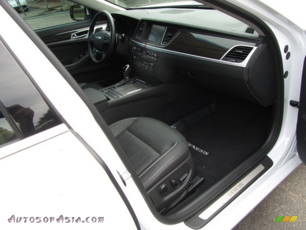 2015 Genesis 3.8 Sedan - Casablanca White / Black photo #22