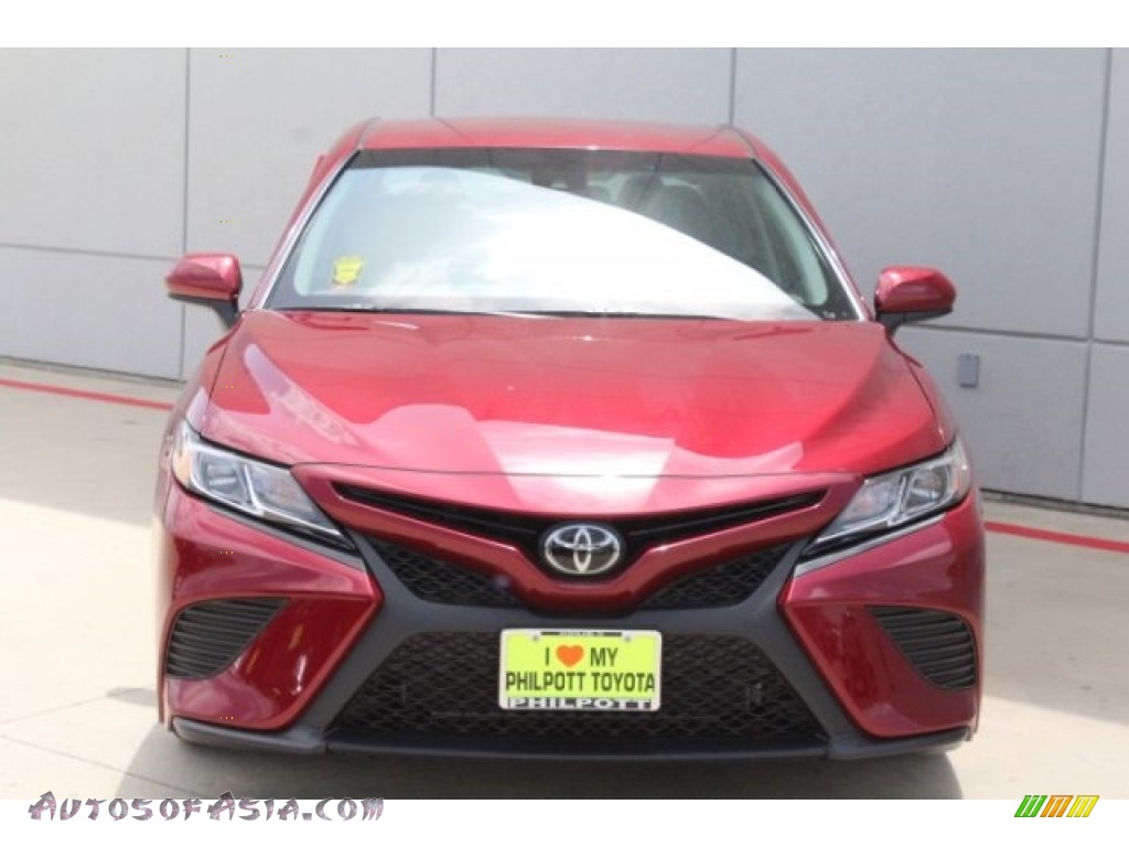 2018 Camry SE - Ruby Flare Pearl / Black photo #2