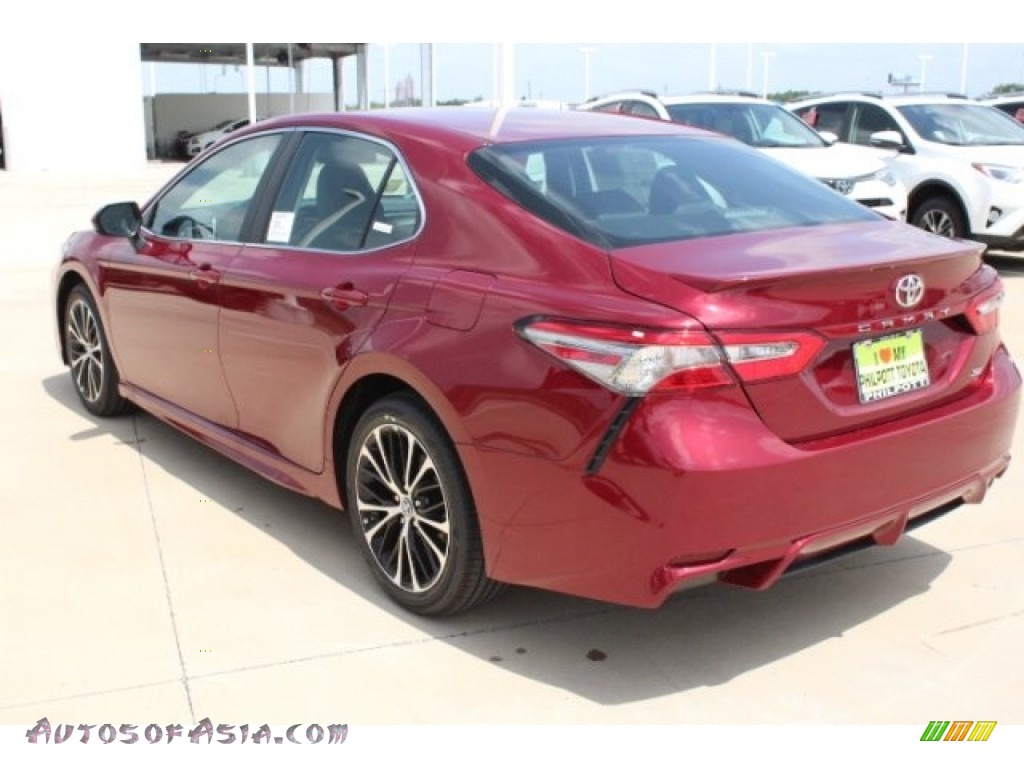 2018 Camry SE - Ruby Flare Pearl / Black photo #6