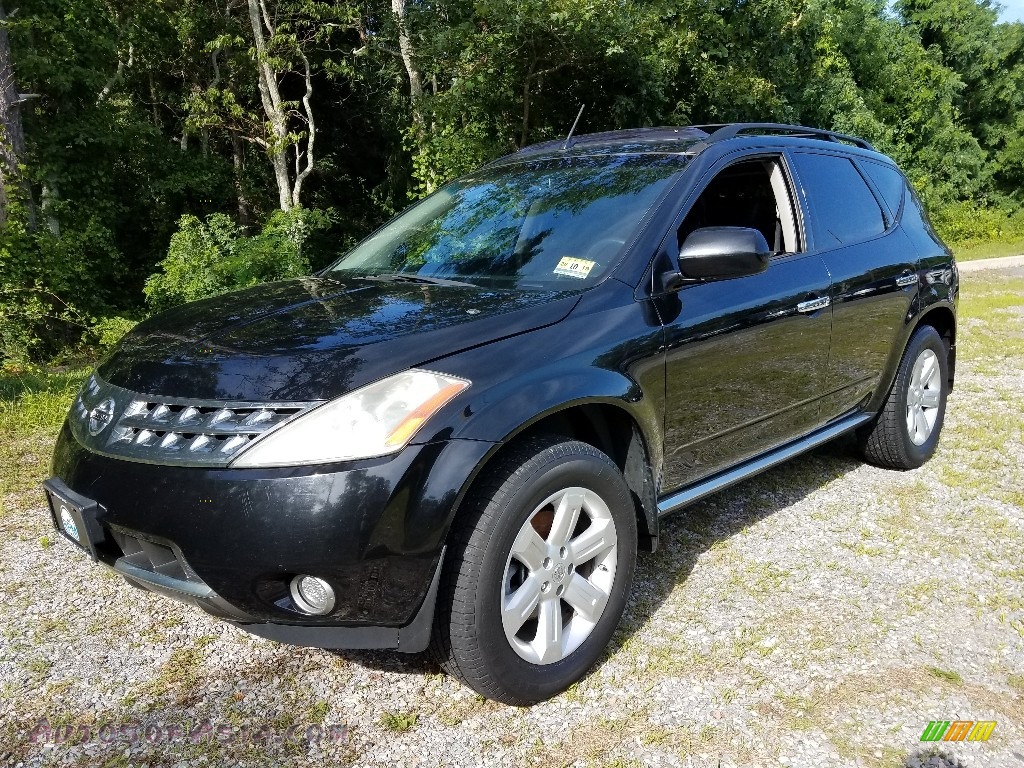 2007 Murano SL AWD - Super Black / Charcoal photo #1