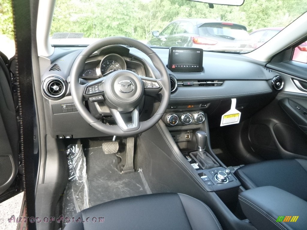 2019 CX-3 Touring AWD - Deep Crystal Blue Mica / Black photo #9