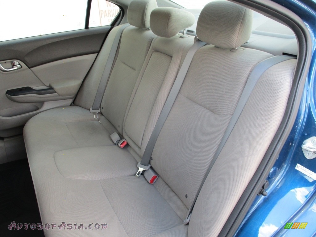 2012 Civic EX Sedan - Dyno Blue Pearl / Gray photo #11