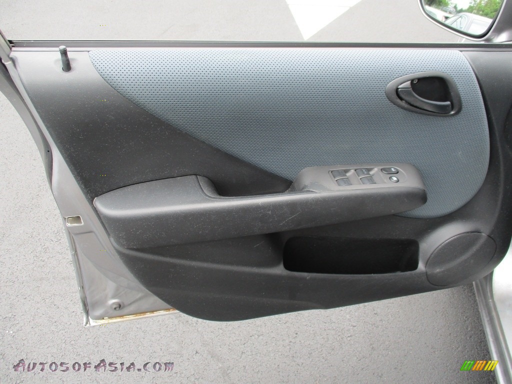 2008 Fit Hatchback - Storm Silver Metallic / Black/Grey photo #9