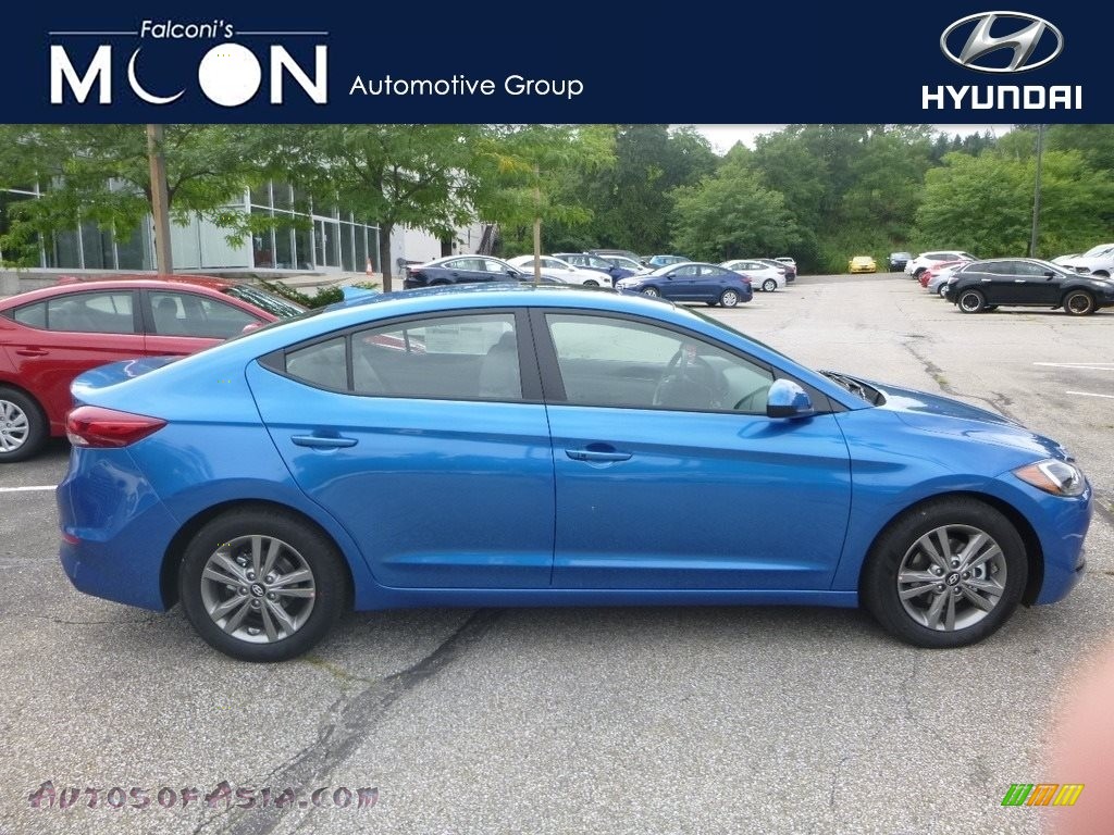 Electric Blue / Gray Hyundai Elantra Value Edition