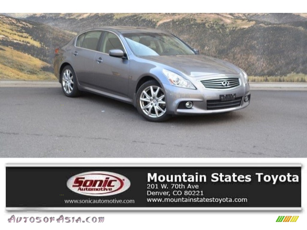 Graphite Shadow / Graphite Infiniti G 37 x AWD Sedan