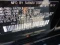 Subaru WRX  Crystal Black Silica photo #15