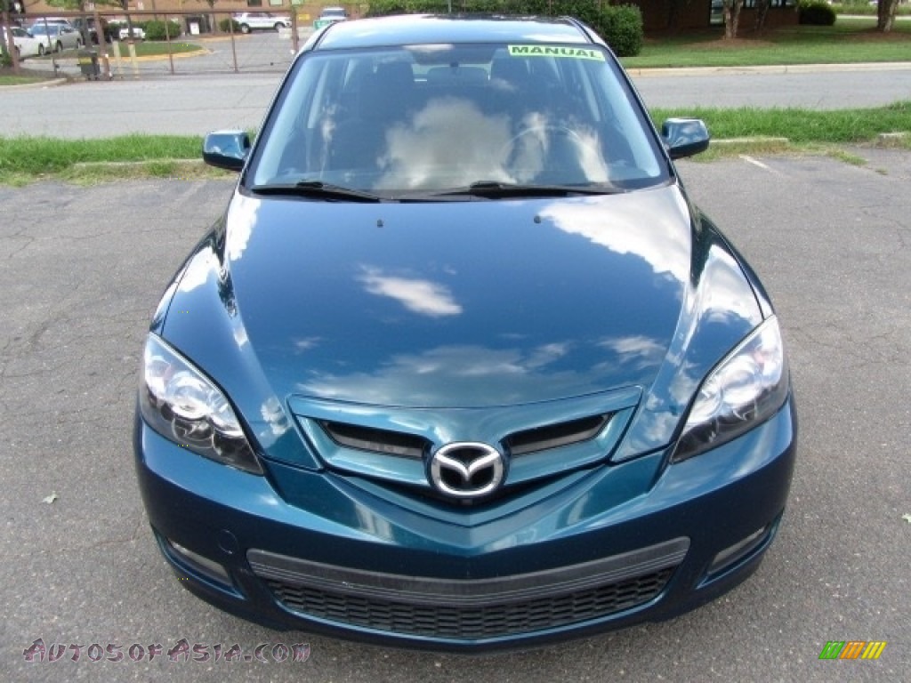 2008 MAZDA3 s Sport Hatchback - Aurora Blue Mica / Gray photo #5