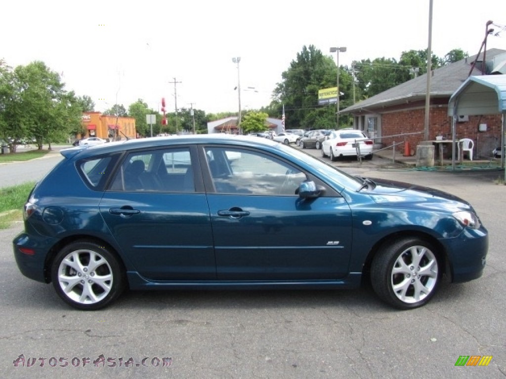 2008 MAZDA3 s Sport Hatchback - Aurora Blue Mica / Gray photo #11