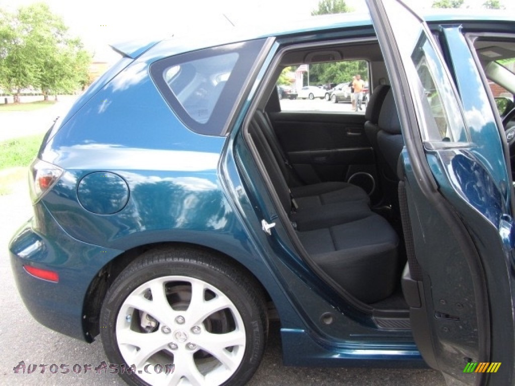 2008 MAZDA3 s Sport Hatchback - Aurora Blue Mica / Gray photo #25