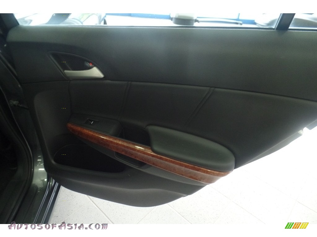 2011 Accord EX-L Sedan - Polished Metal Metallic / Black photo #18