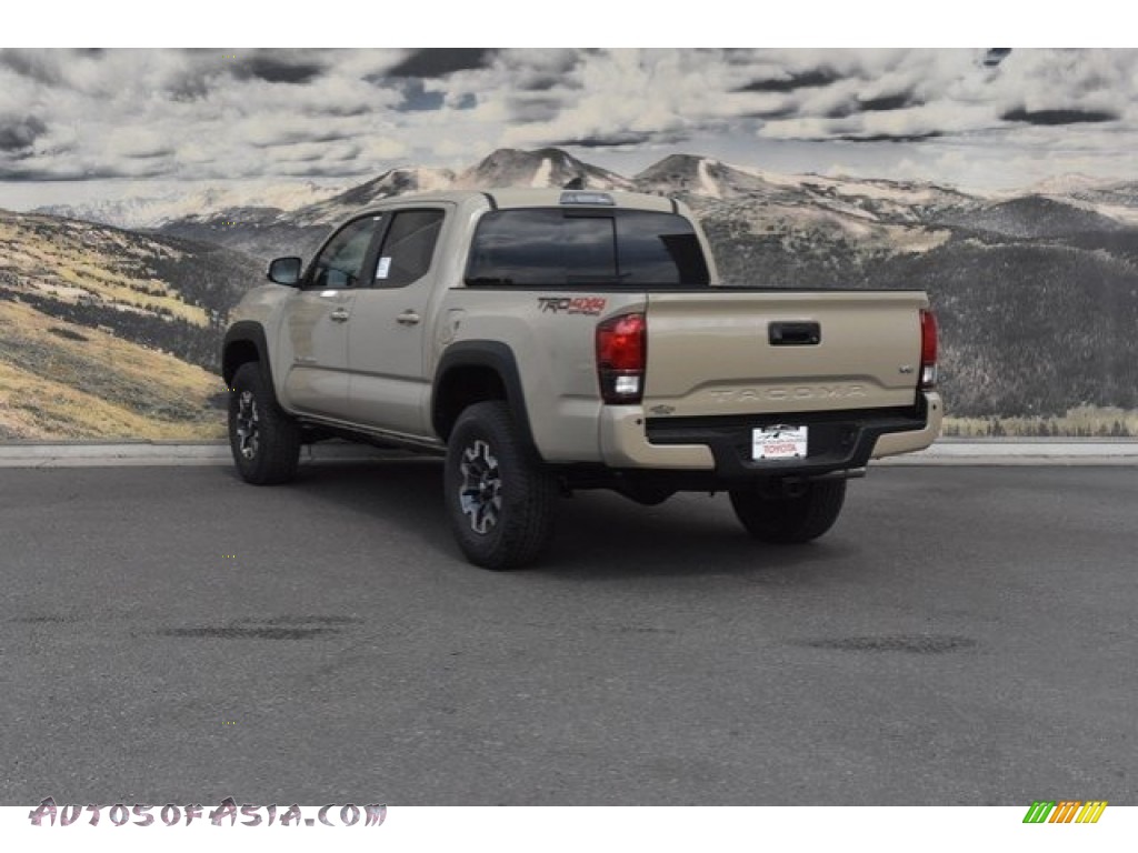 2018 Tacoma TRD Off Road Double Cab 4x4 - Quicksand / Cement Gray photo #3
